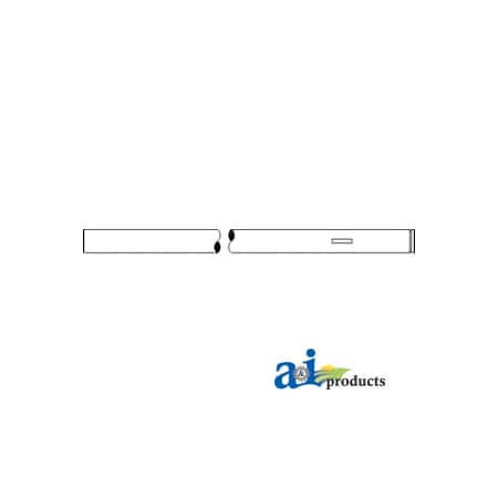 A & I Products Shaft, Brake Pedal 20" x1" x1" A-355971R1